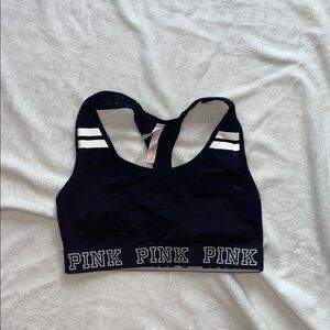 PINK Victoria's Secret Navy Sports Bra